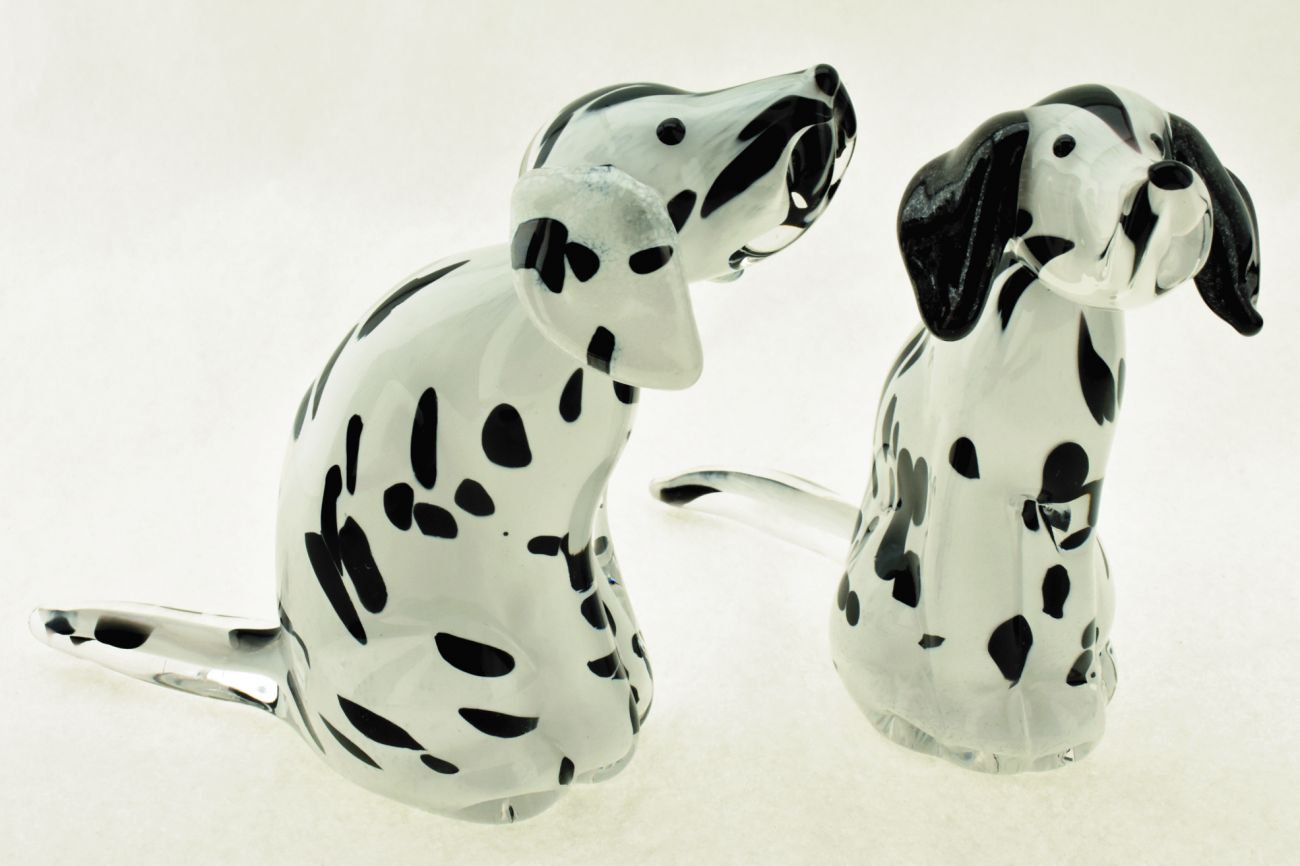 Art Glass Dalmations